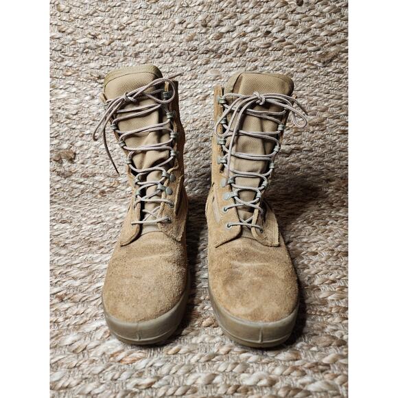 McRae USMC Combat Boots Hot Weather Vibram Men Size 7R Tan US Marines Military main image 10